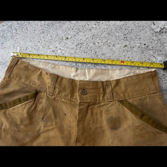 DISTRESSED VINTAGE WORK PANTS HUNTING BRIAR PANTS Winchester 30x30 - Picture 5 of 8